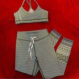 2 piece matching workout set by white fox